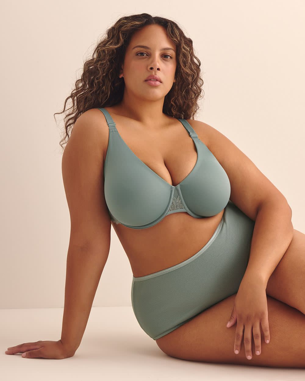 Underwire Unlined Bra with Lace Wings - ti Voglio
