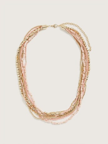Multi-Layer Mix Chain Necklace