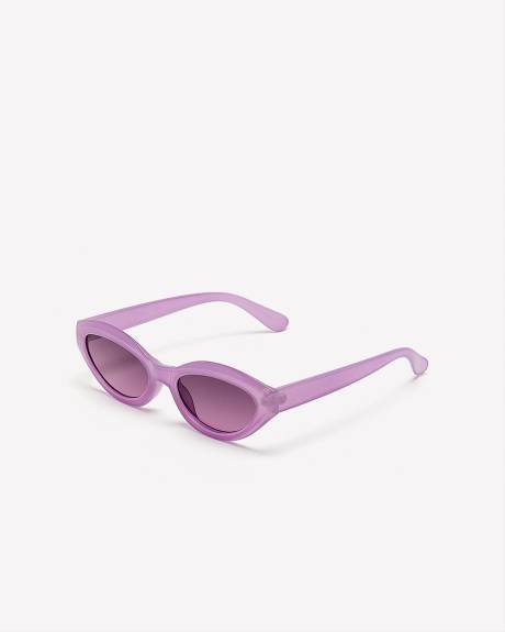 Cat-Eye Plastic Sunglasses