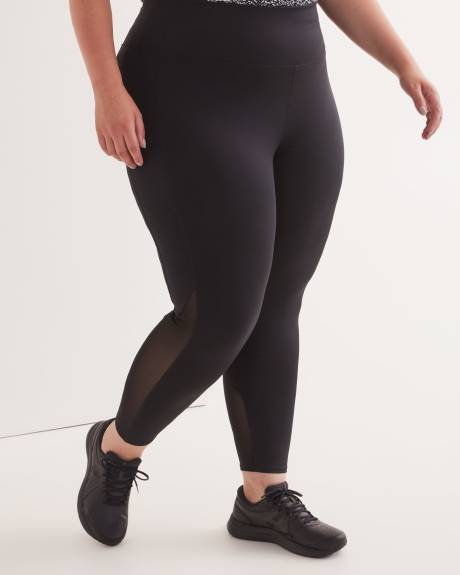 Legging taille haute avec poches sur les côtés et mesh, tissu responsable - Active Zone