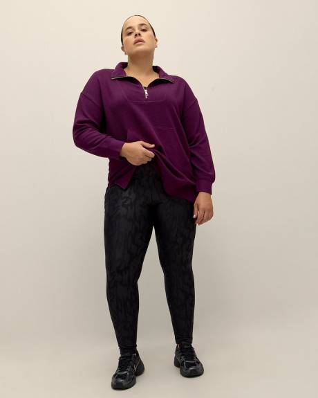 Legging à motif à veinage avec poches, tissu responsable - Active Zone