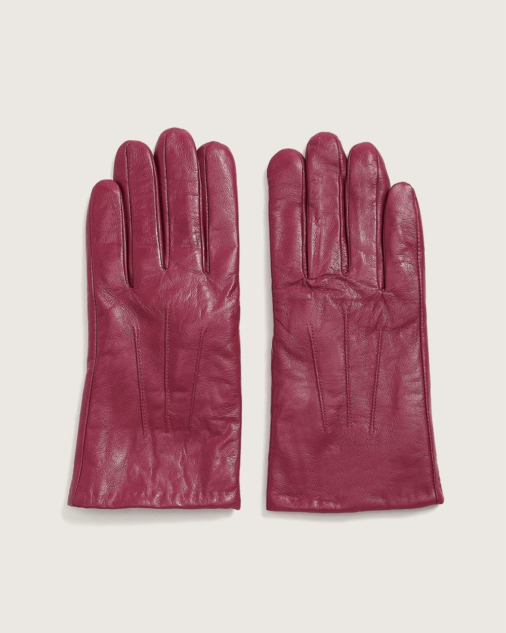 Purple Leather Gloves Penningtons