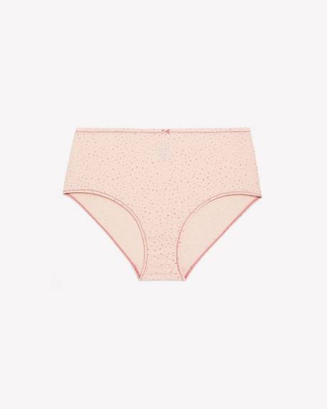 Cotton Full Brief Heart-Print - ti Voglio