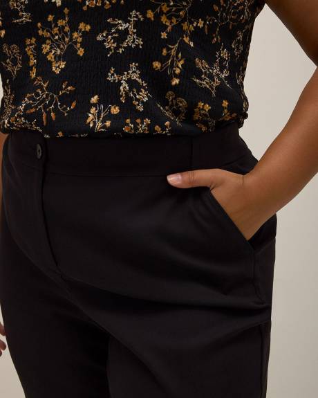 Responsible, Curvy Fit, Solid Straight Leg Pant