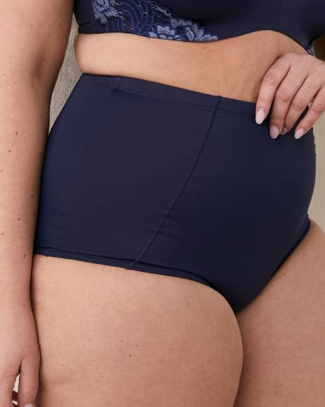 High Waist Brief With Silhouette Control - tiVOGLIO