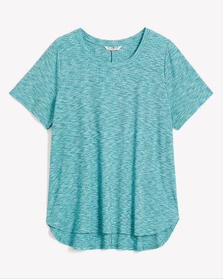 Ribbed Short-Sleeve Tee - Active Zone