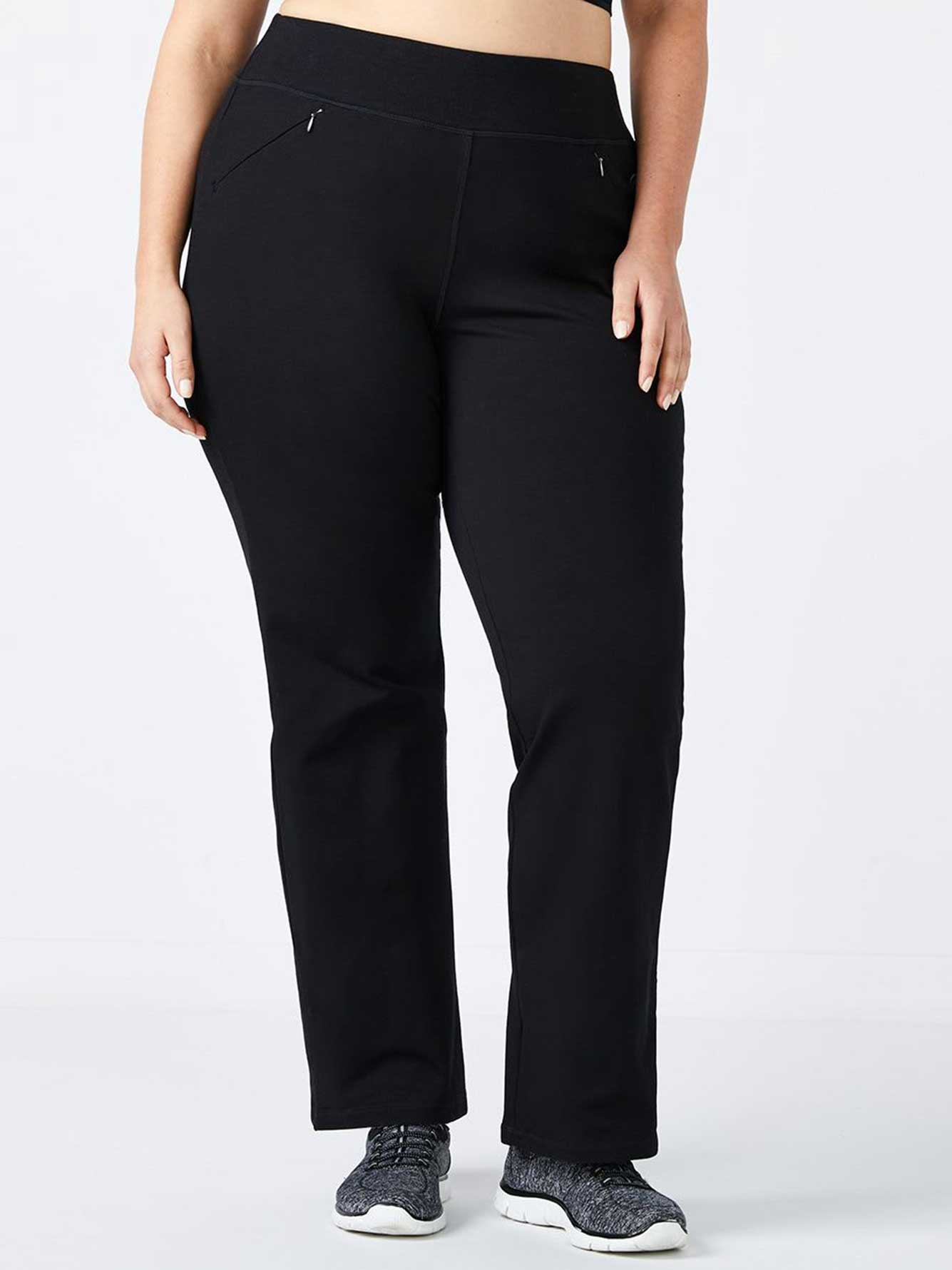 Essentials Petite PlusSize Basic Relaxed Pant Penningtons