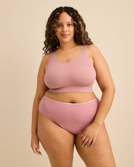 Reversible Rib Knit Bralette - tiVOGLIO