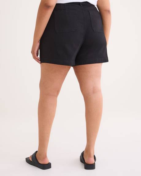 Responsible, Curvy-Fit Fashion Denim Shorts, Black Wash - d/C JEANS