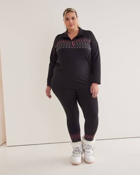 Fair Isle Fashion Legging - Active Zone