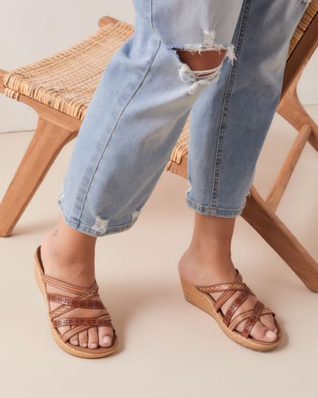 Cali Beverly Tiger Strappy Sandals - Skechers