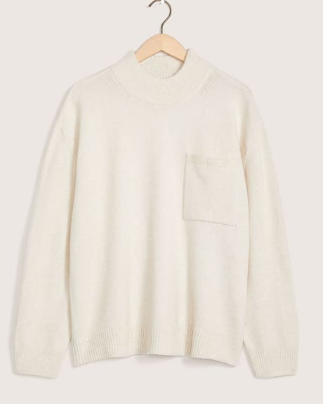 Sweater with Chest Pocket - Addition Elle