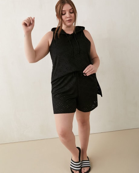 Crochet CoverUp Swim Dress With Hood Penningtons