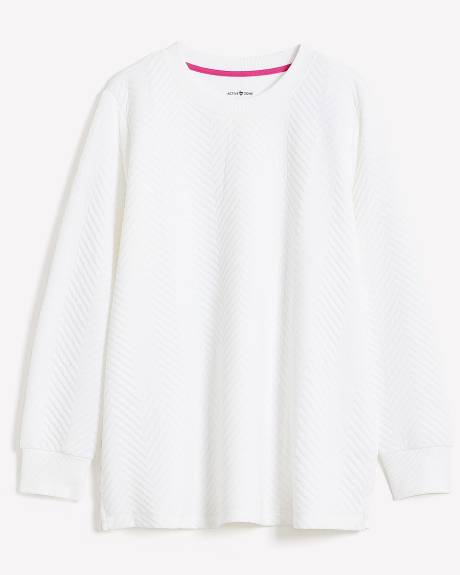 Textured Sweatshirt - Active Zone