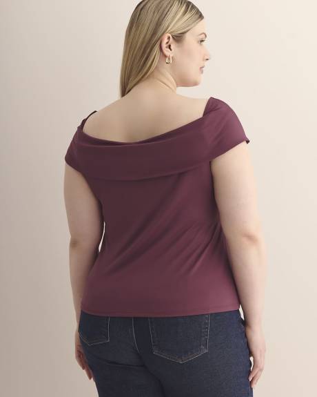 Twisted Off-the-Shoulder Top