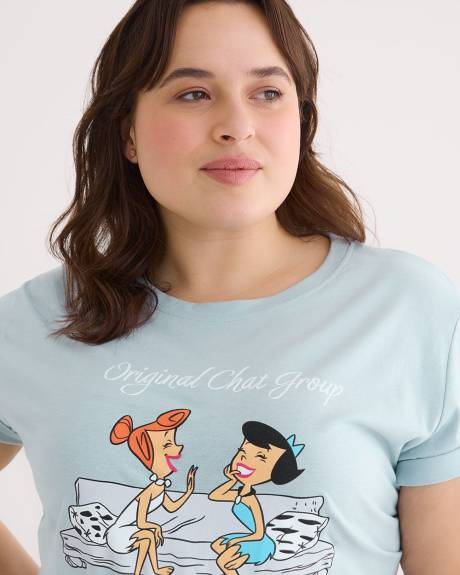License Tee with The Flintstones Print - PENN. Essentials