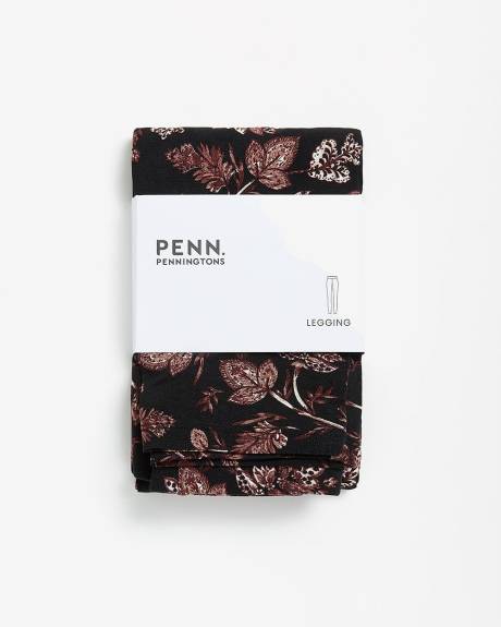 Legging tendance fleuri, tissu responsable - Essentiels PENN.