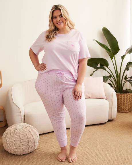 Printed Jogger Capri - ti Voglio