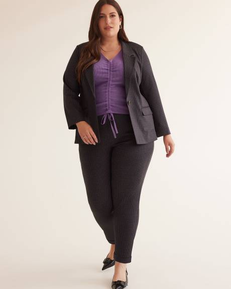 Essential Ponte de Roma Plaid Pant Tapered-Leg