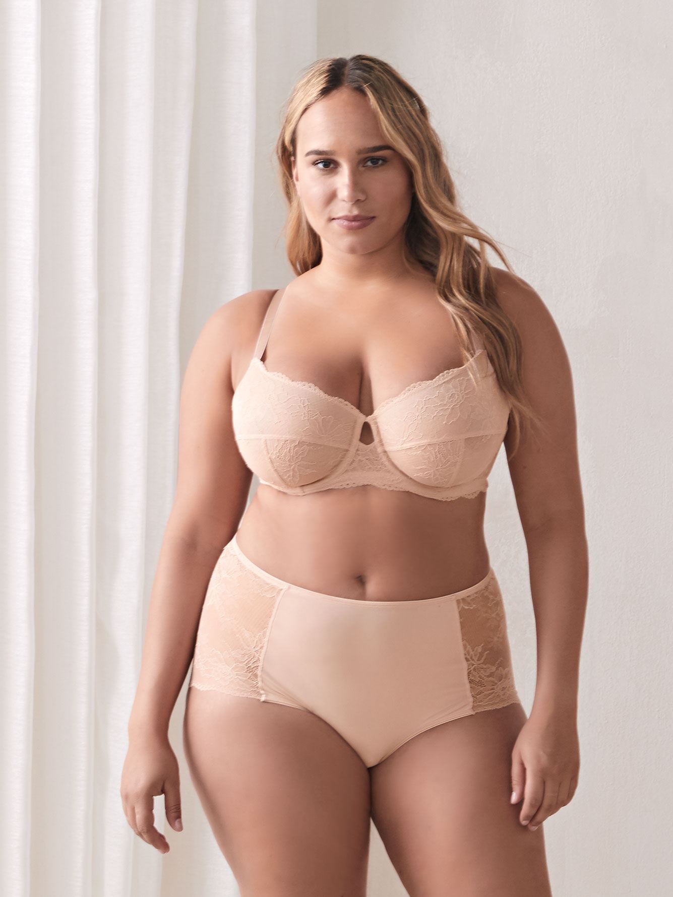 unlined lace bra plus size