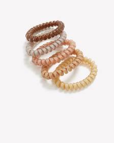Hair Coil Elastics, Set of 5