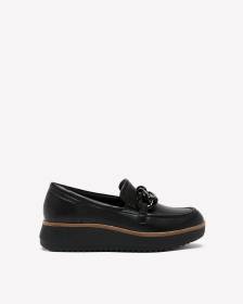 Flâneur Zylah en cuir, pied large - Clarks