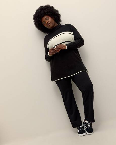 Funnel Neck Raglan Sweater