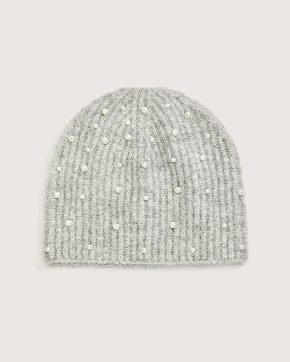 Rib Knit Hat With Pearls - In Every Story | Penningtons