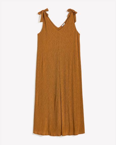 Maxi Dress with Shoulder Ties