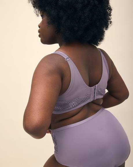 Breathable Underwire T-Shirt Bra with Lace - ti Voglio