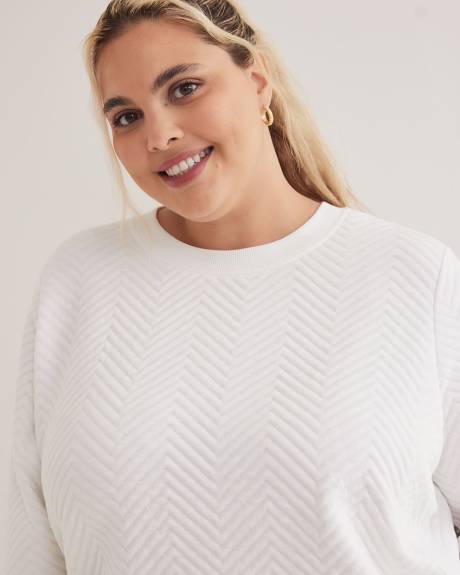 Textured Sweatshirt - Active Zone