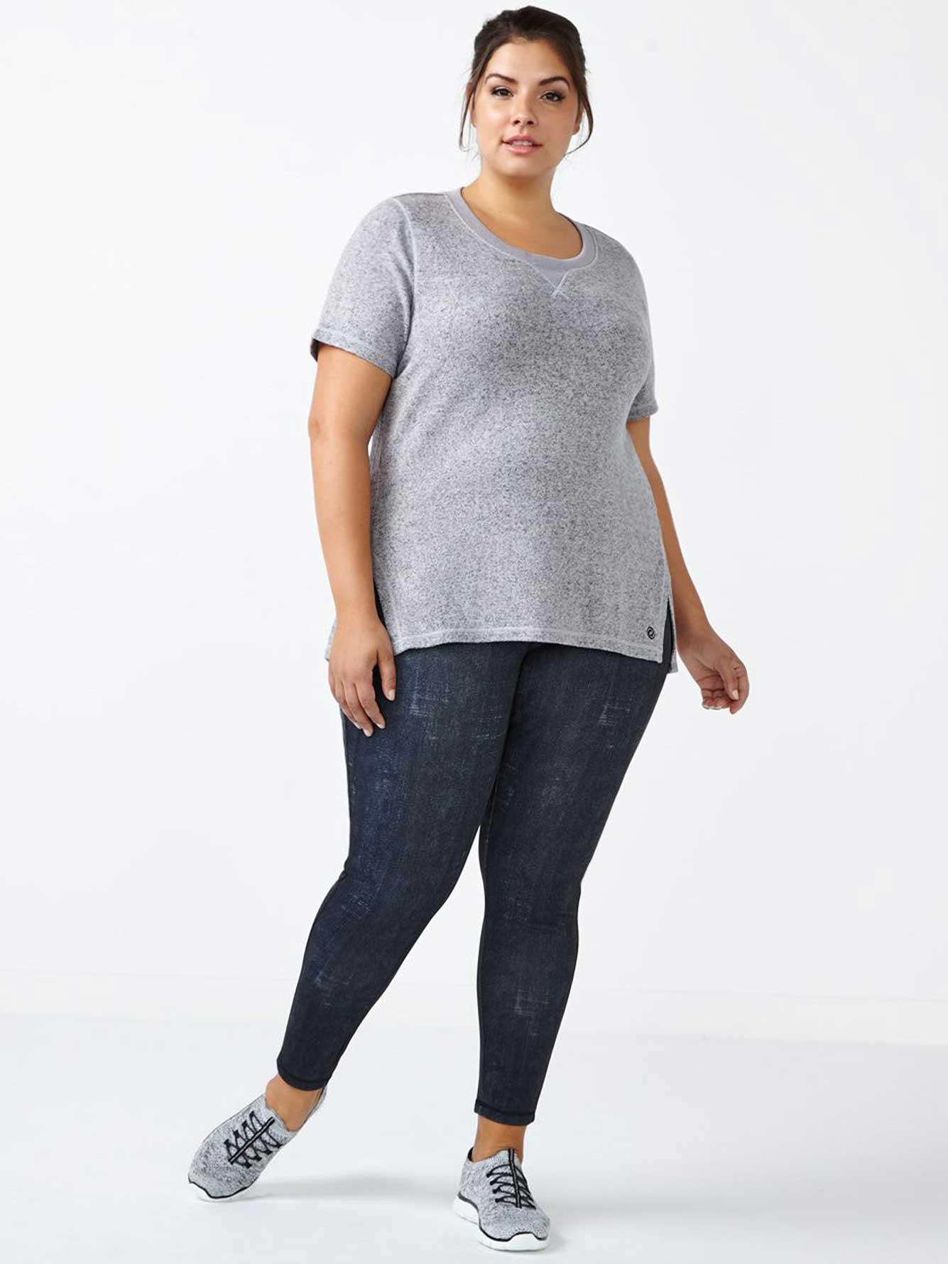 Athleisure - Plus-Size Denim Print Legging | Penningtons