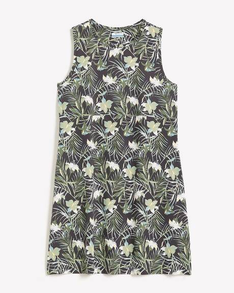 Robe-débardeur fleurie verte Freezer - Columbia