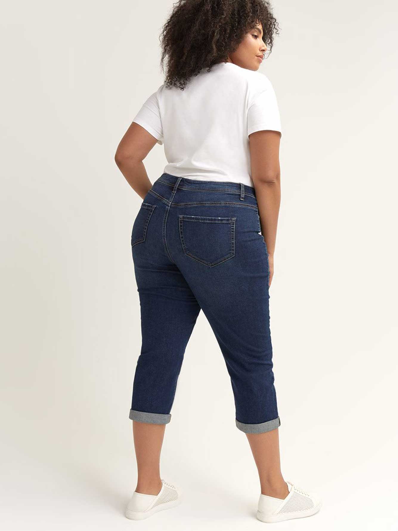 Cropped Girlfriend Jeans Penningtons