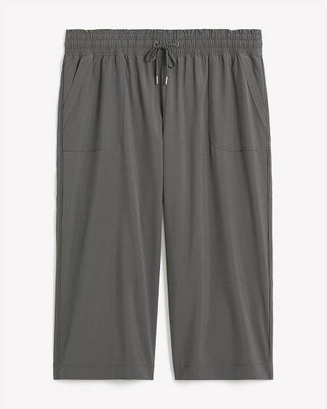 Pantalon court extensible à jambe large, tissu responsable - Active Zone
