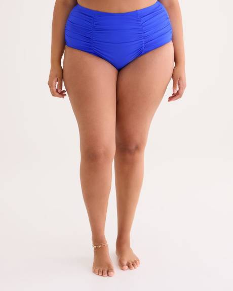 High-Waisted Costa Swim Brief - Raisins Curve