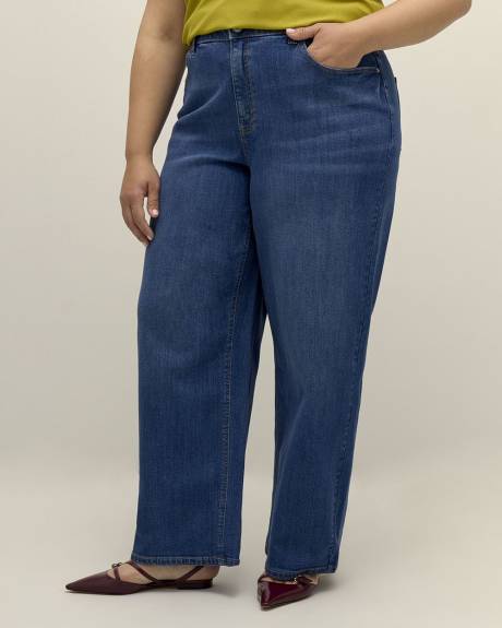Responsible, Petite, Curvy-Fit Wide-Leg Jeans - d/C Jeans