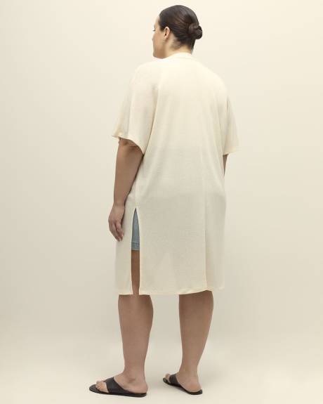 Extended-Sleeve Tunic Overpiece