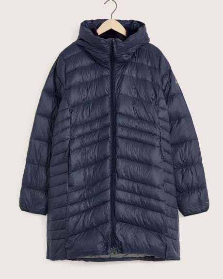 Responsible, Autumn Park Down Hooded Mid Jacket - Columbia