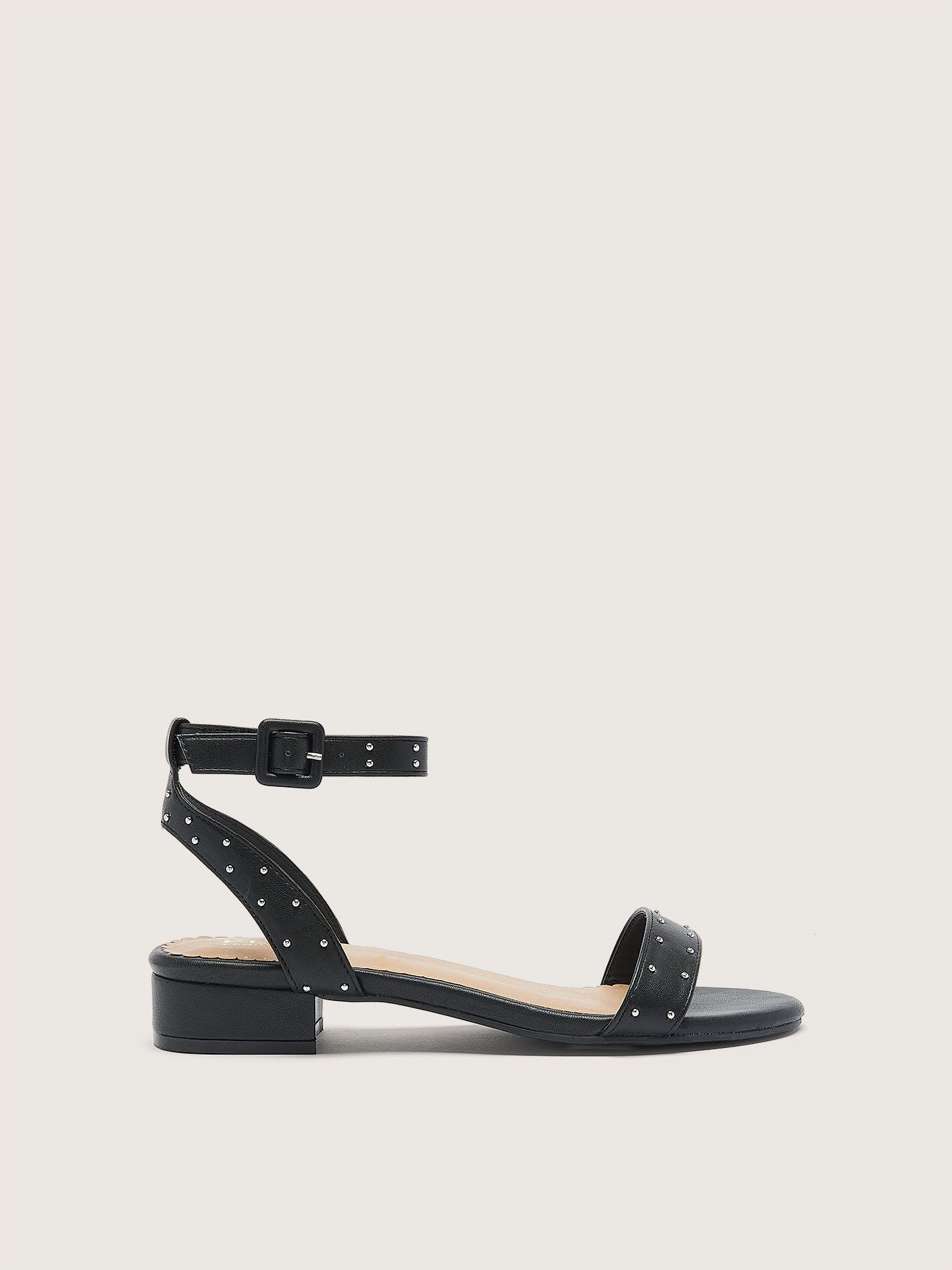 Extra Wide Width, Ankle Strap Studded Sandal