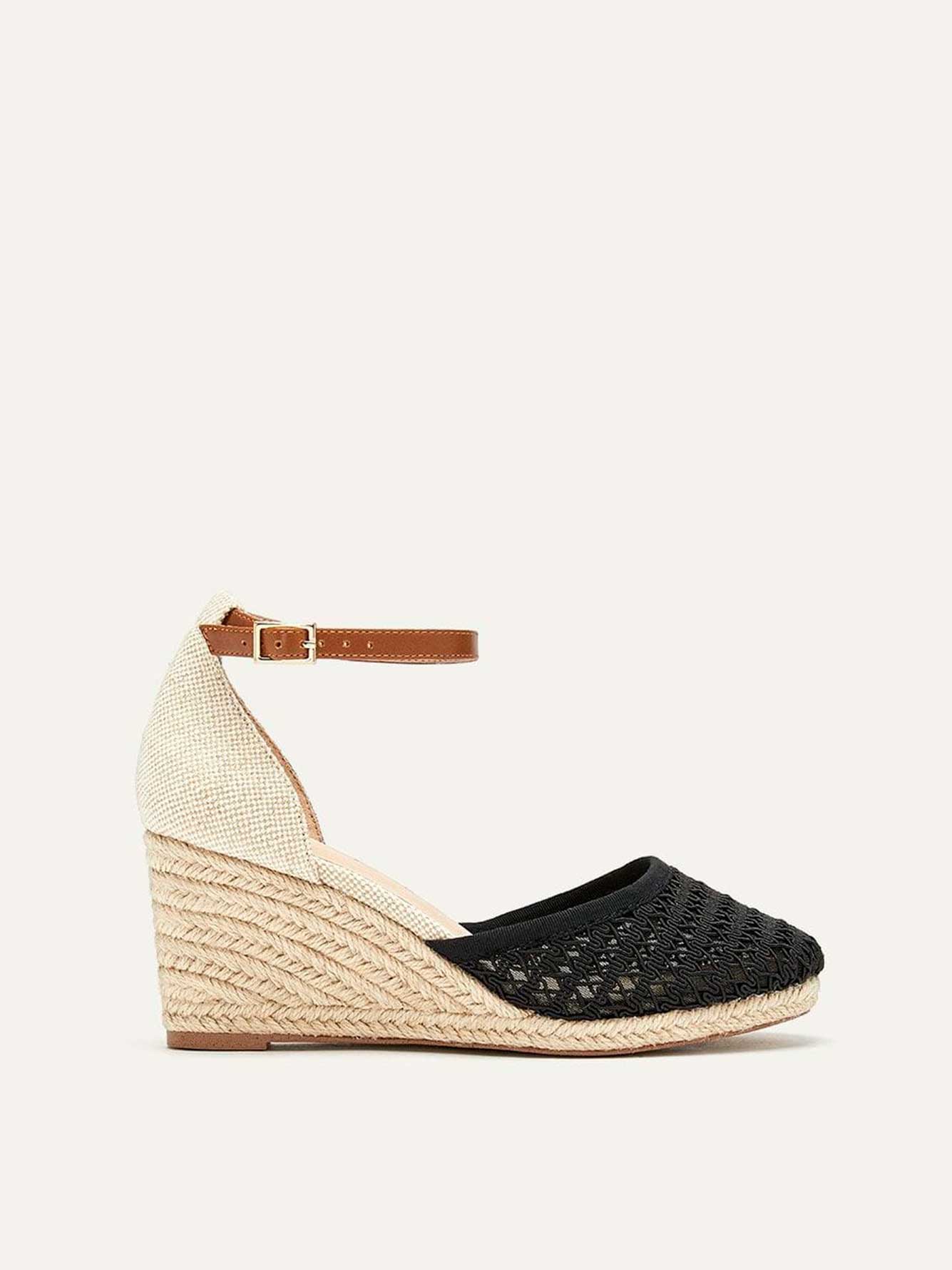 lace wedge shoes