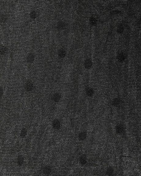 Bas collants tendance noirs à pois