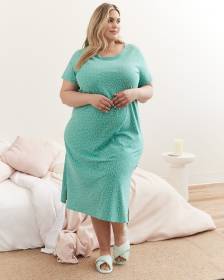 Long Sleepshirt, Polka Dot Print - ti VOGLIO
