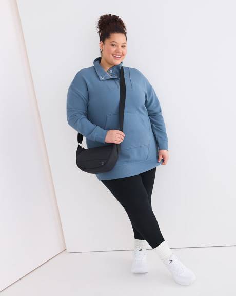 Funnel Neck Ottoman Sweatshirt - Active Zone