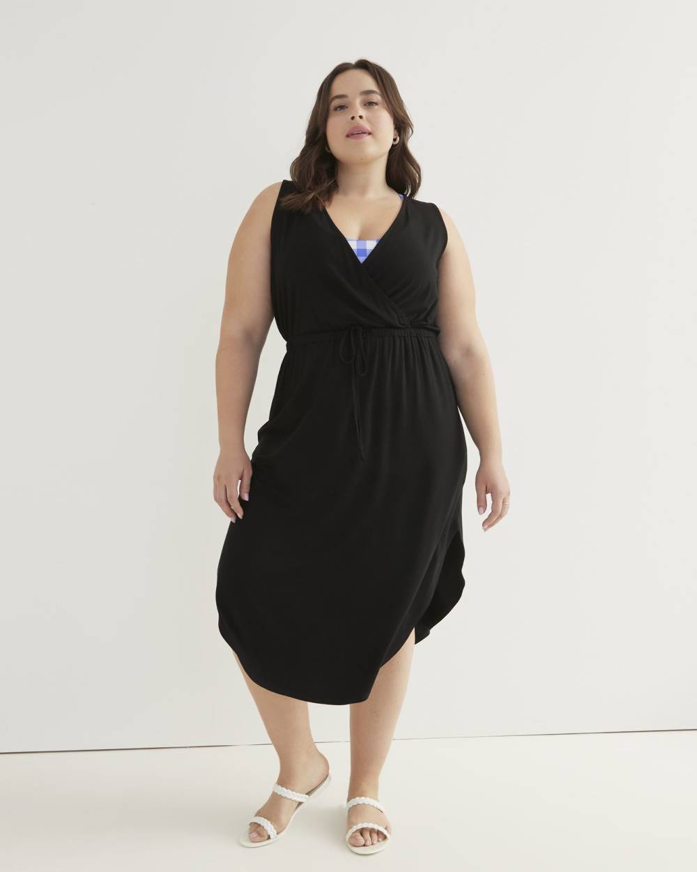 Responsible, EmpireCut Maxi CoverUp Swim Dress Penningtons