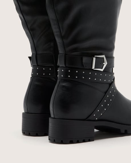 Extra Wide Width, Studded Tall Boot