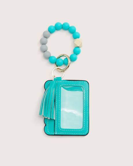 Cuff Keychain with Card Holder