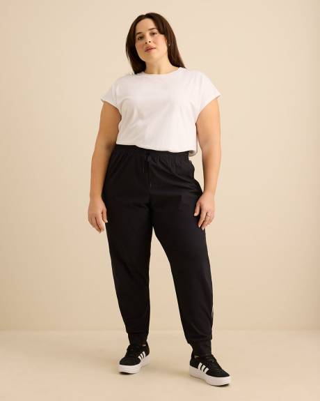 Front Zip Knit Track Pant - Active Zone