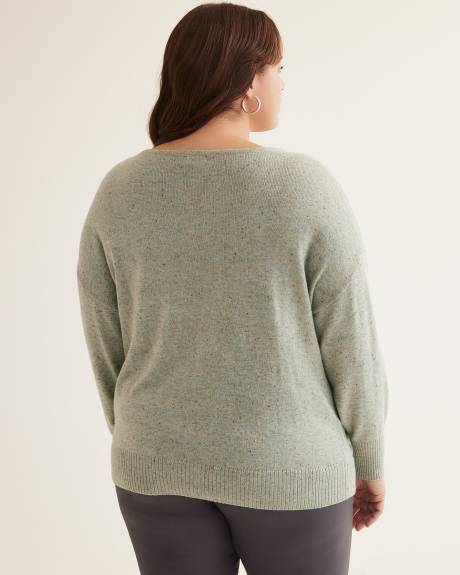 Pull décontracté en mélange de cachemire