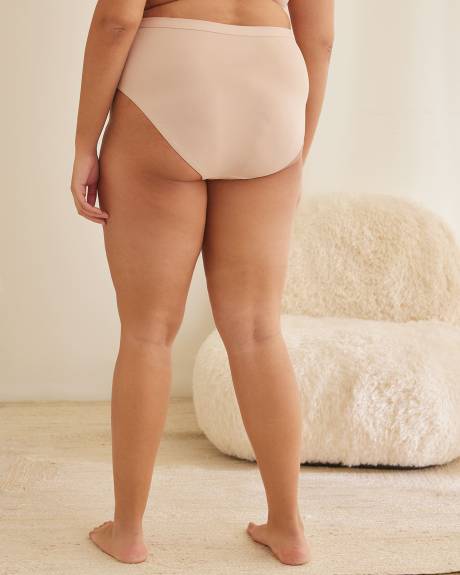 Culotte classique échancrée unie en microfibre - ti Voglio